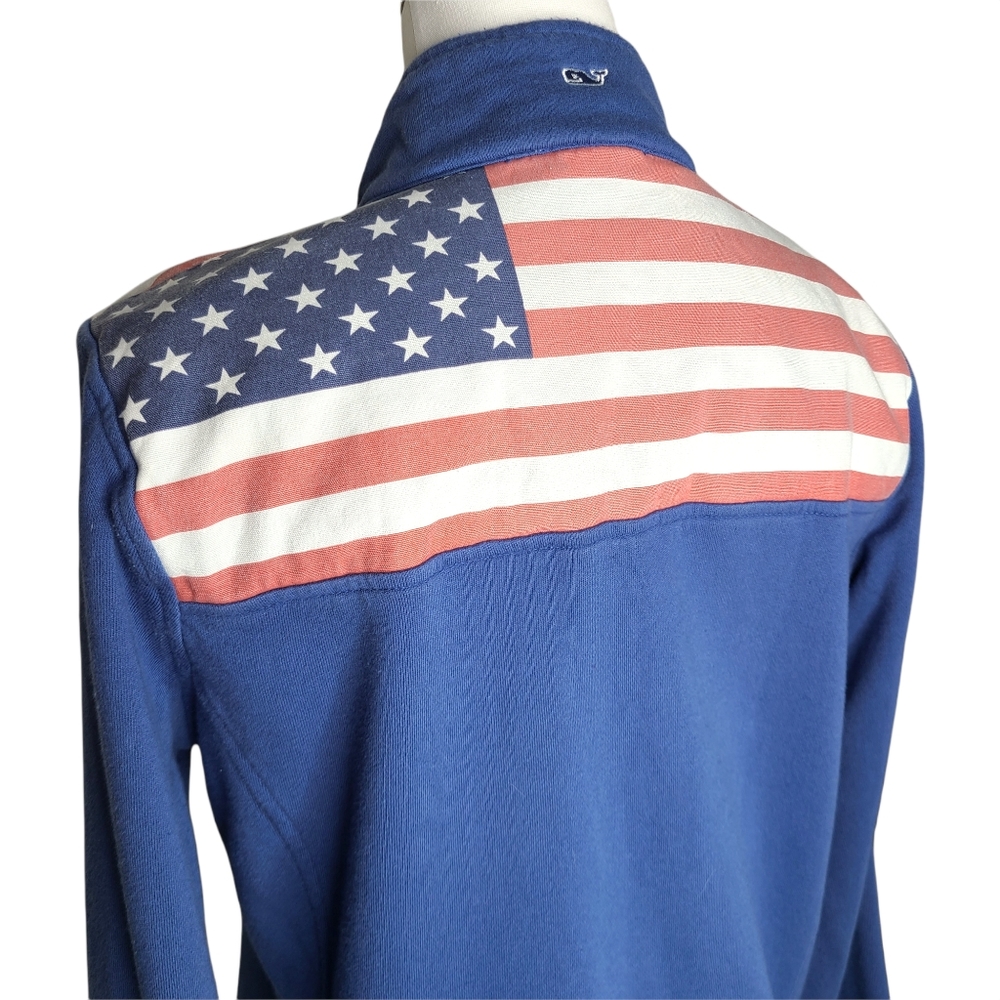 Vineyard Vines American Flag Shep Shirt Pullover - Picture 6 of 12